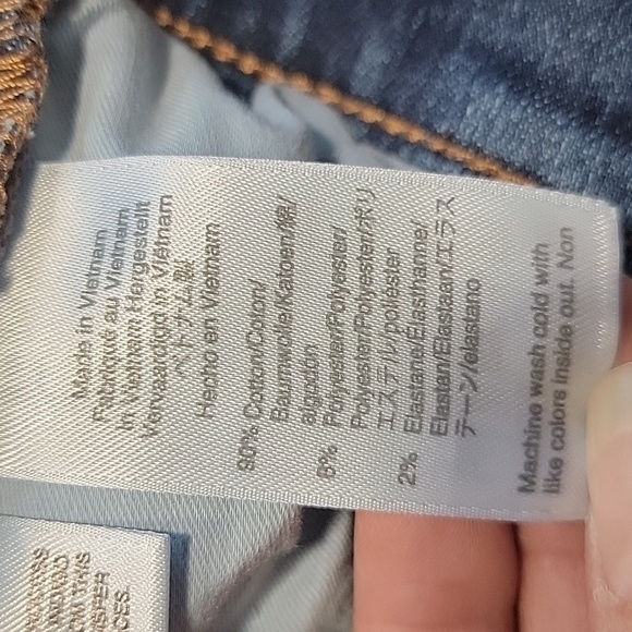 J.Crew Size 29 Vintage Straight Medium-Dark Wash Blue Jeans, Excellent Used Cond - Picture 8 of 15